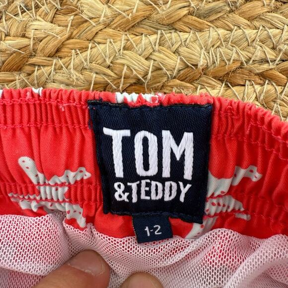 Tom & Teddy Boys 1-2 Years Swim Trunks Shorts Starfish - Picture 2 of 5